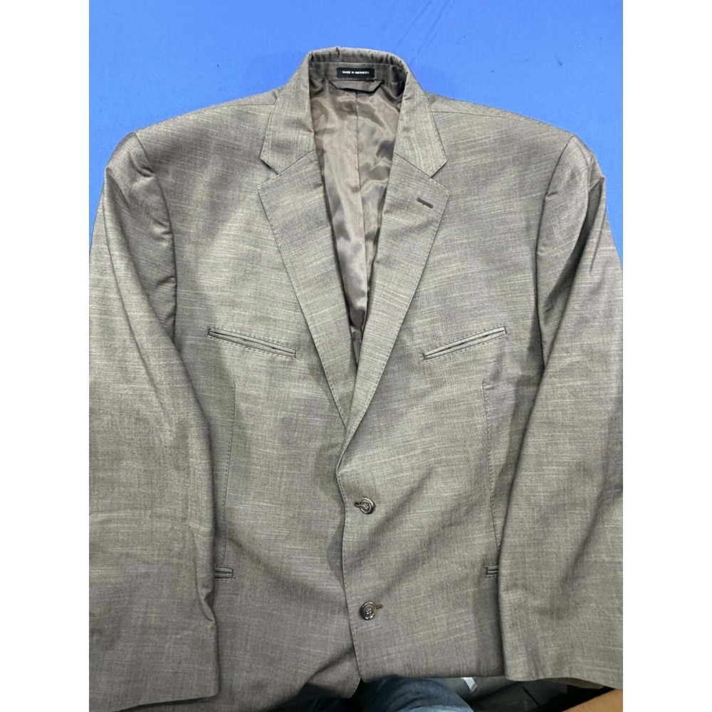 Sean‎ John Macy's Suit Jacket Blazer Gray Brown Size 50R